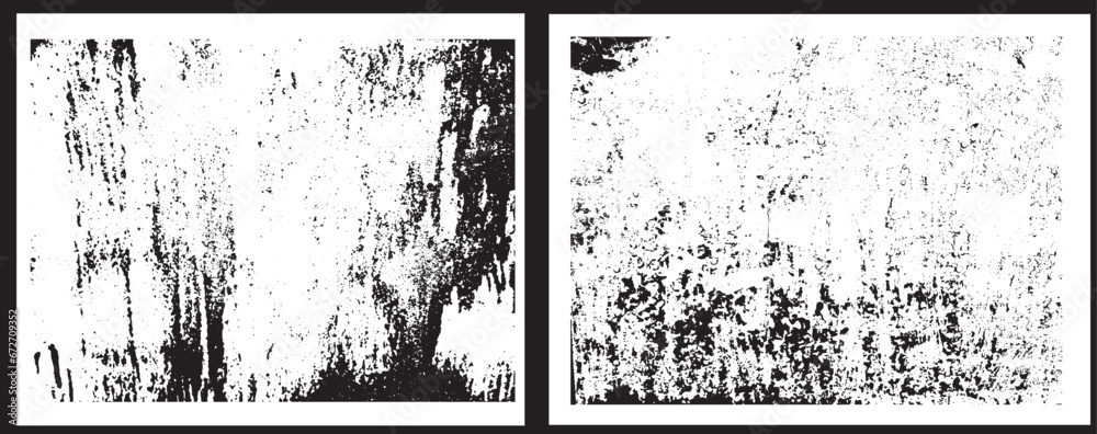 Weathered Old Grudge Paint. Rusty metallic surface concept vector
