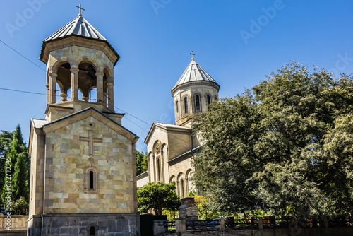 Tbilisi Georgian Orthodox Kashveti Church of St. George, located across from the Parliament building on Shota Rustaveli Avenue. Tbilisi, Georgia. photo