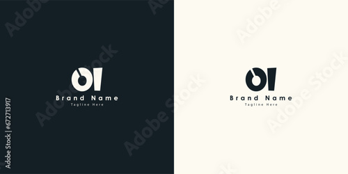 OI Letters vector logo design