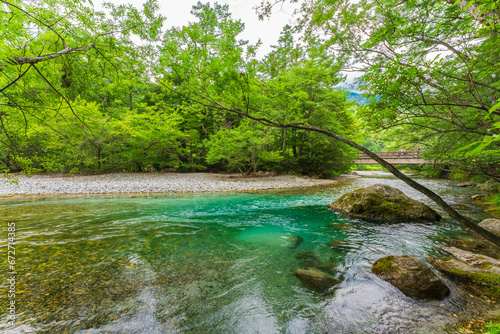 Japan Alps Kamikochi in summer