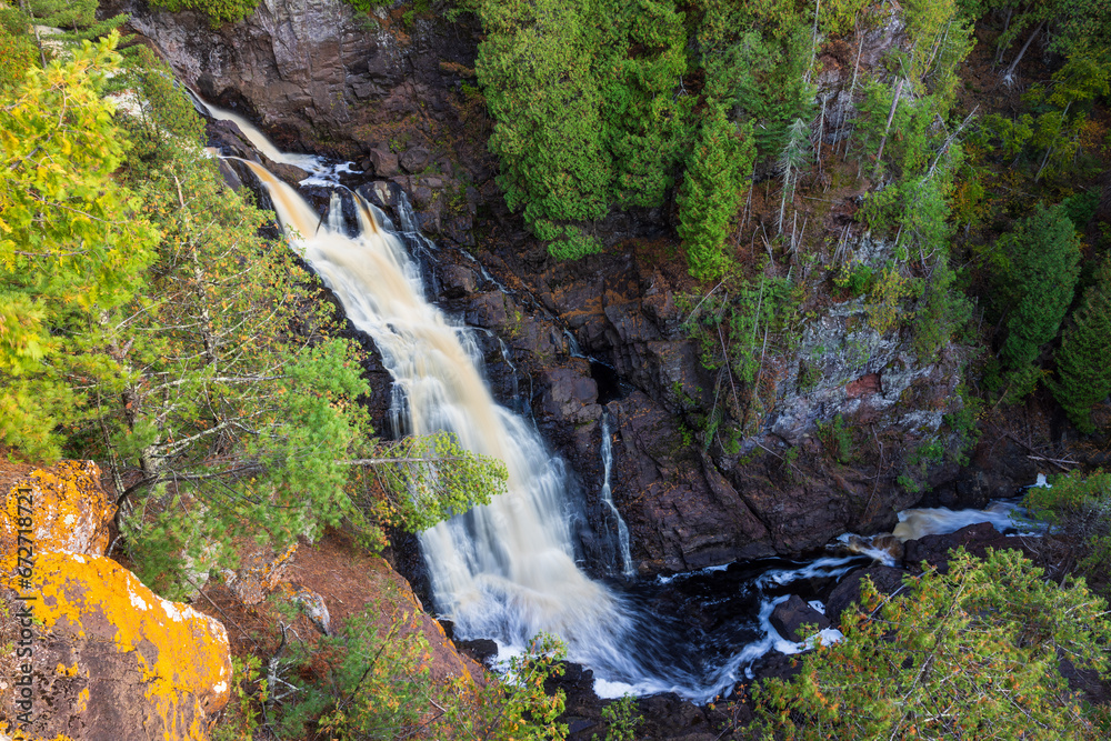 Big Manitou Falls Waterfall Scenic Landscape