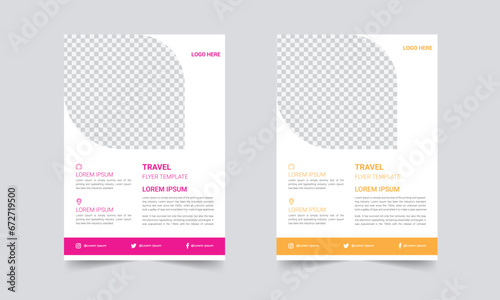 Corporate flyer design template