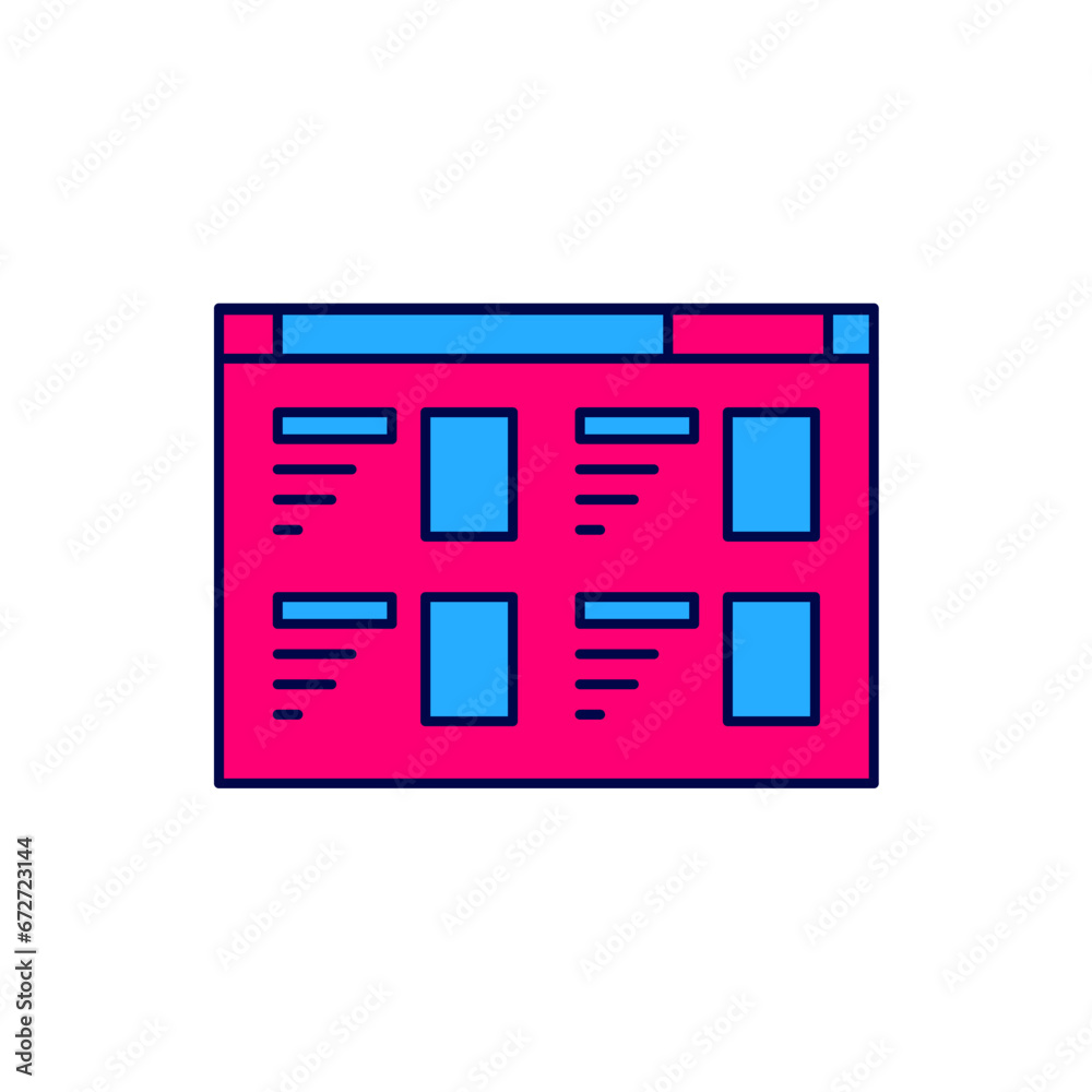 Filled outline Online play video icon isolated on white background. Film strip with play sign. Vector Filled outline Online play video icon isolated on white background. Film strip with play sign. Vector