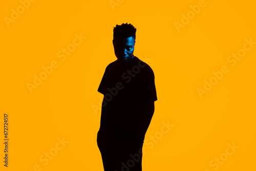 creative silhouette of a person photo