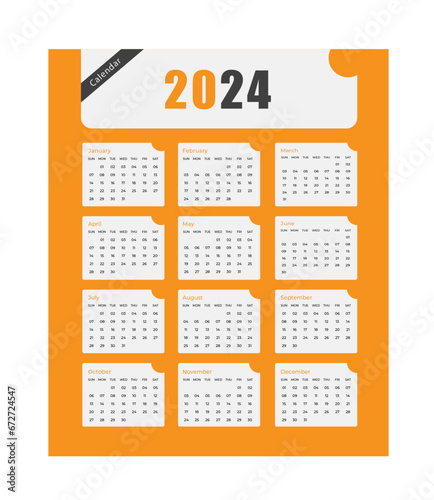 2024 calendar design photo