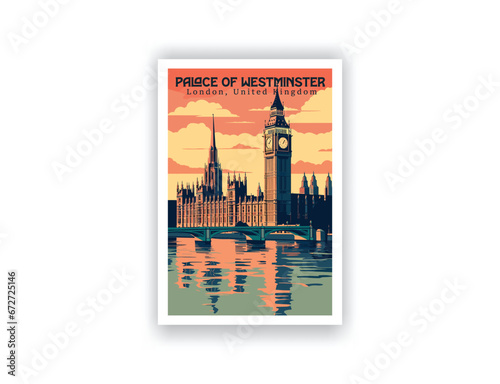 Canvas Print Palace of Westminster