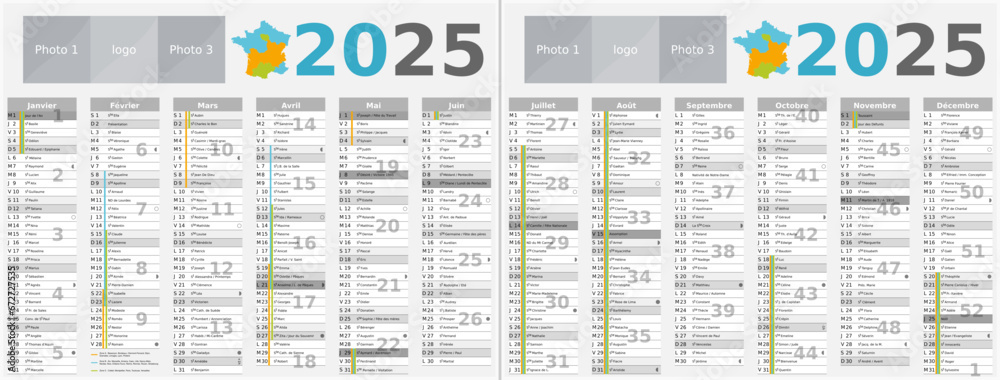 Le Calendrier 2025 A4 Recto Verso : L'Outil Indispensable pour une Année Organisée et Efficace