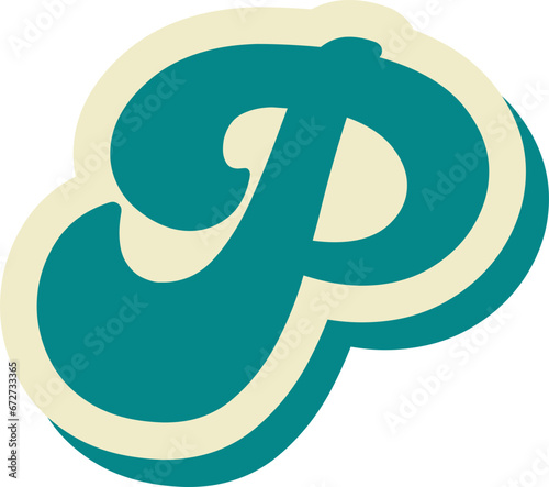Alphabet Ransom Letter P