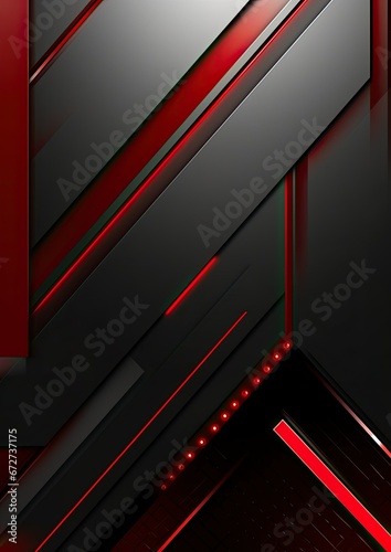 An abstract design with red line on a plain background.
