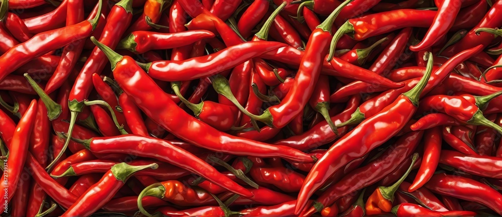 Bunch of chili detailed texture background from Generative AI Bunch of chili detailed texture background from Generative AI
