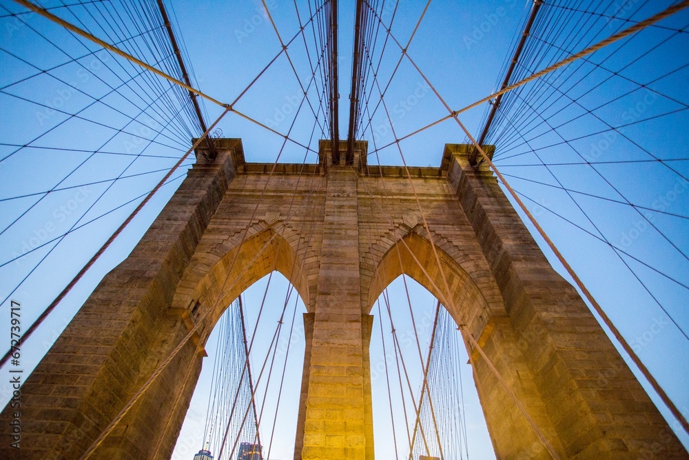 Naklejka premium Brooklyn Bridge - New York City