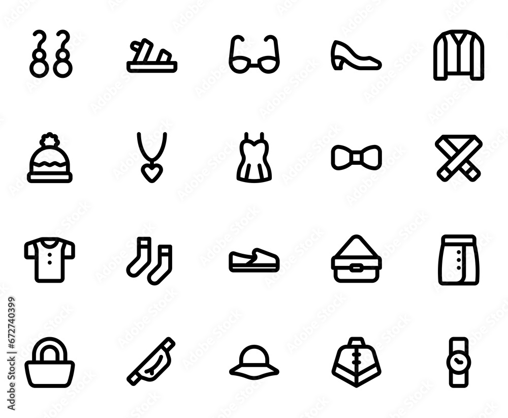 Clothes Line Icons Clothes Line Icons