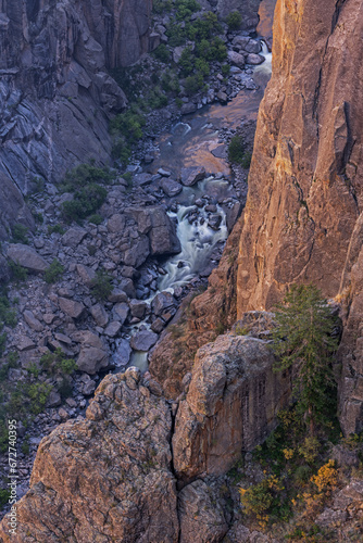 Autumn landscape of the Black Canyon of the Gunnison National Park, Colorado, USA