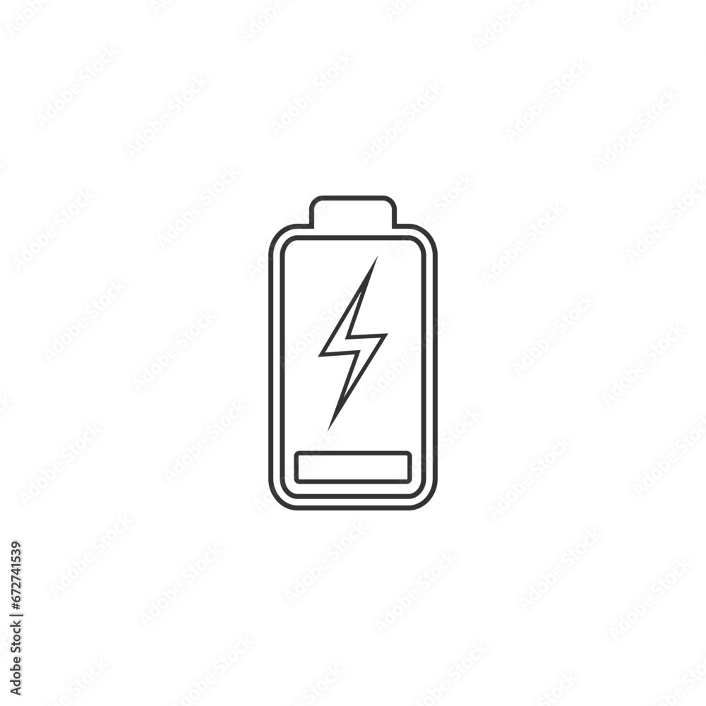 Full battery icon vector illustration