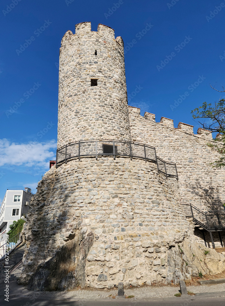 The north tower of the Anadolu hisarı in Beykoz, Istanbul