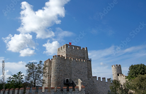 Photography Eastern walls of the Anadolu Hisari (Anatolian Fortress) located in the Asian side of Istanbul