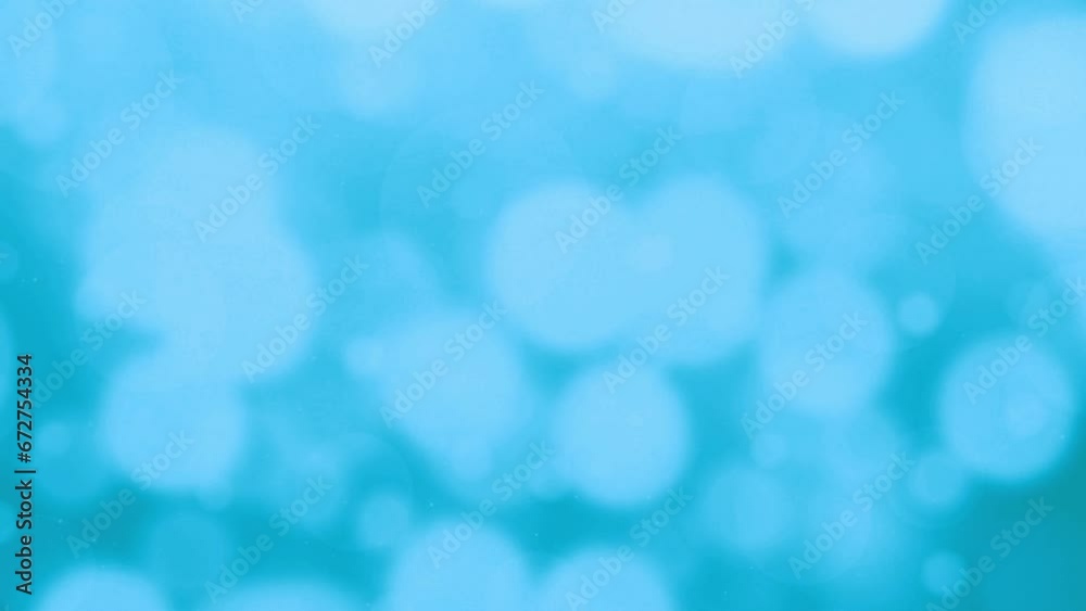 Blured Blue bokeh particle Background