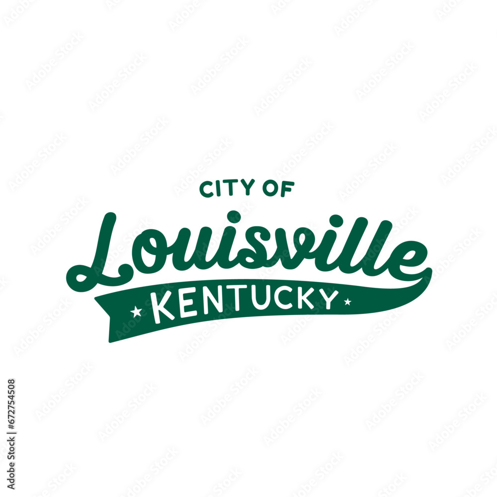 City of Louisville lettering design. Louisville, Kentucky typography design. Vector and illustration. City of Louisville lettering design. Louisville, Kentucky typography design. Vector and illustration.