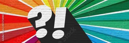 Question mark and exclamation mark 