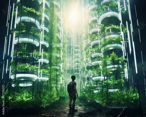 Futuristic agriculture is about vertical farming in the future.