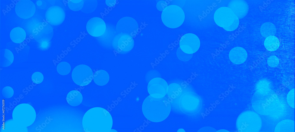 Blue bokeh background for seasonal and holidays event with copy space for text or image, Best suitable for online Ads, poster, banner, sale, celebrations and various design works