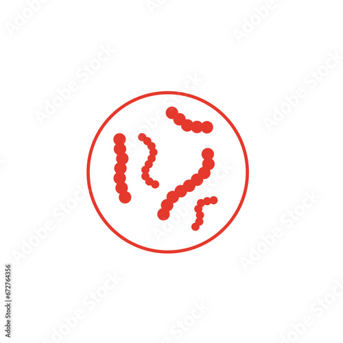 Streptococcus pyogenes illustration