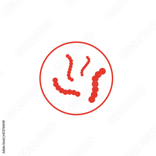 Streptococcus pyogenes illustration
