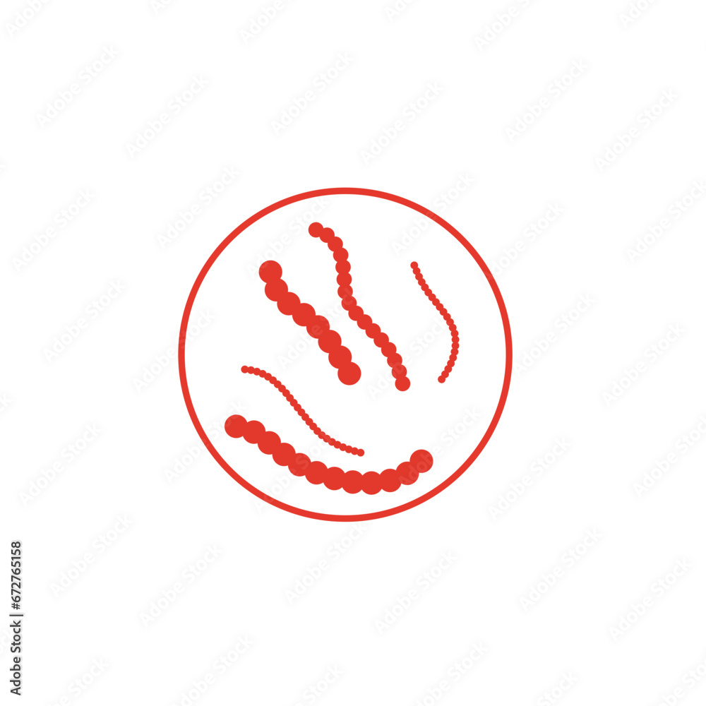Streptococcus pyogenes illustration Streptococcus pyogenes illustration
