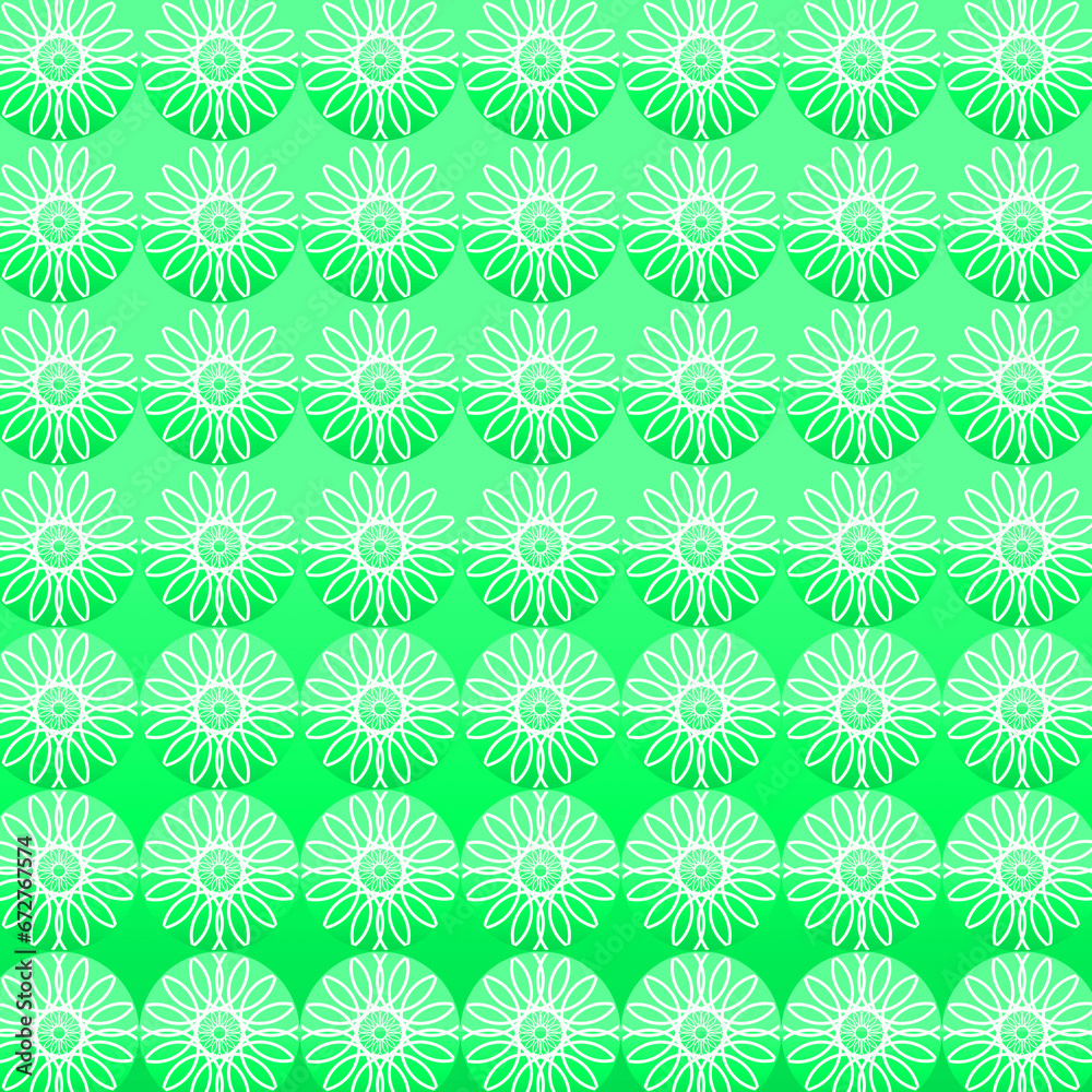 Green pattern traditional background Green pattern traditional background