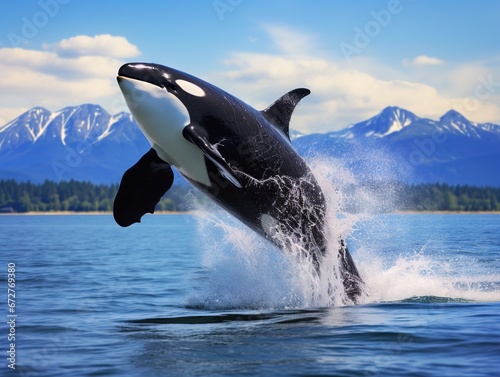 Orca near Vancouver, BC