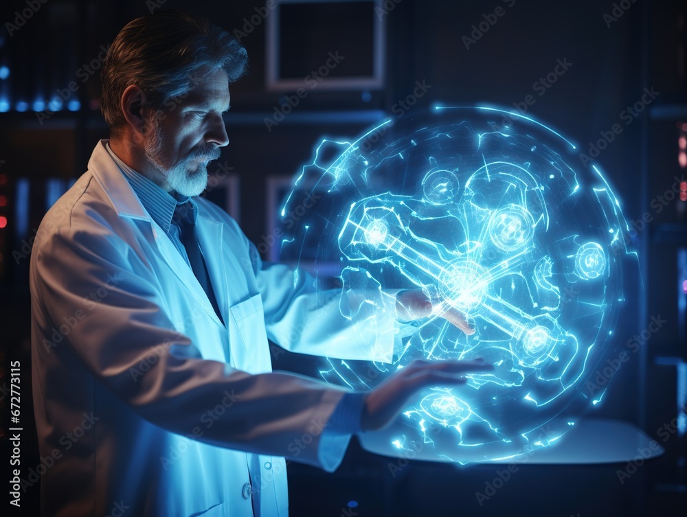 Antioxidants Doctor working on holographic interface Motion Graphics Antioxidants Doctor working on holographic interface Motion Graphics