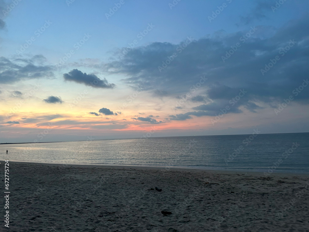 Fototapeta premium majestic nature, panoramic, amazing thailand, beautiful sunset, stunning landscape, sunset sunrise, paradise, seascape view, sunset sky, travel asia, dramatic sky, phuket, sea sunset, dramatic, phuket