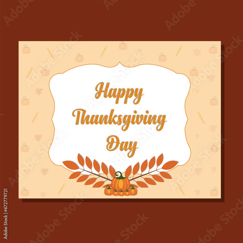 Happy Thanksgiving Day vector Design