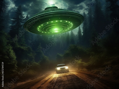 Ufo car abduction