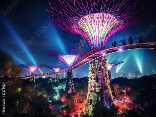 Gardens by the Bay Supertrees  photo