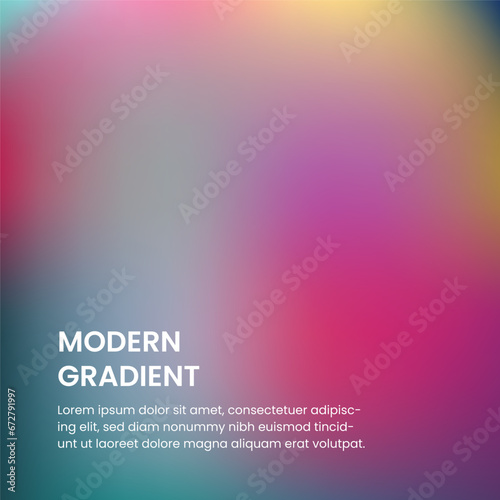 Creative modern multi color gradient background