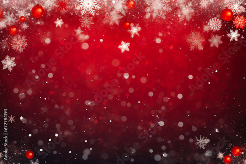 Season's Greetings on a Festive Christmas Background