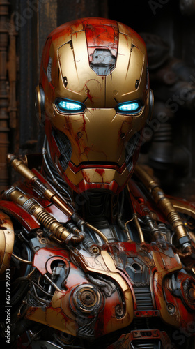 Mysterious Iron Man Silhouette