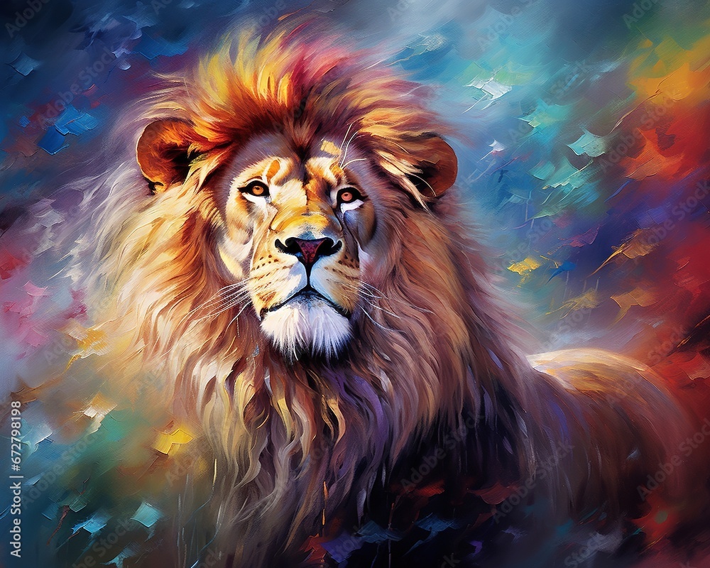 Lion Art therapist fostering healing through art