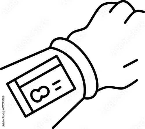 wearable screens  icon