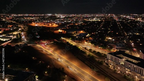 Wallpaper Mural City of Tucson night lights Torontodigital.ca
