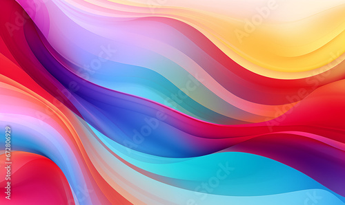 Free photo abstract multi colored wave pattern shiny flowing modern