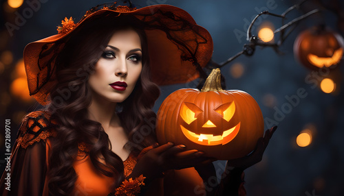 A mysterious and enchanting woman who embodies the spirit of Halloween. Her appearance, personality, and the magical elements that make her a central figure in the festivities of the spooky holiday.