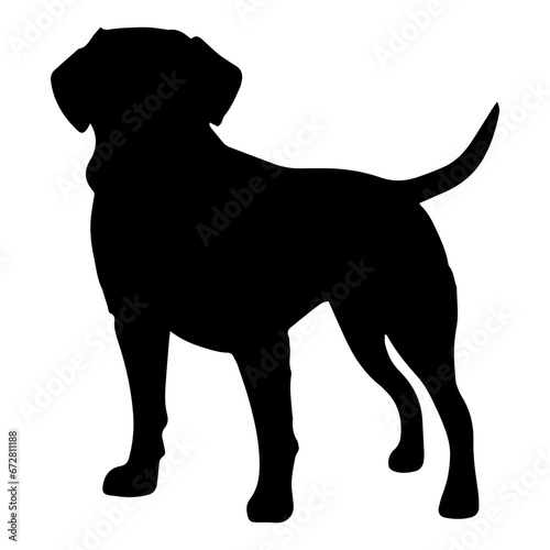 Dog Shape Silhouette