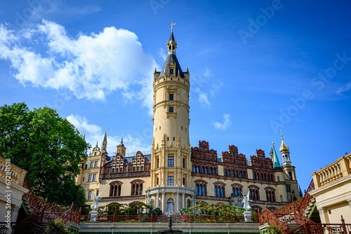Photography Historic Schwerin Castle, a landmark in Berlin, Germany