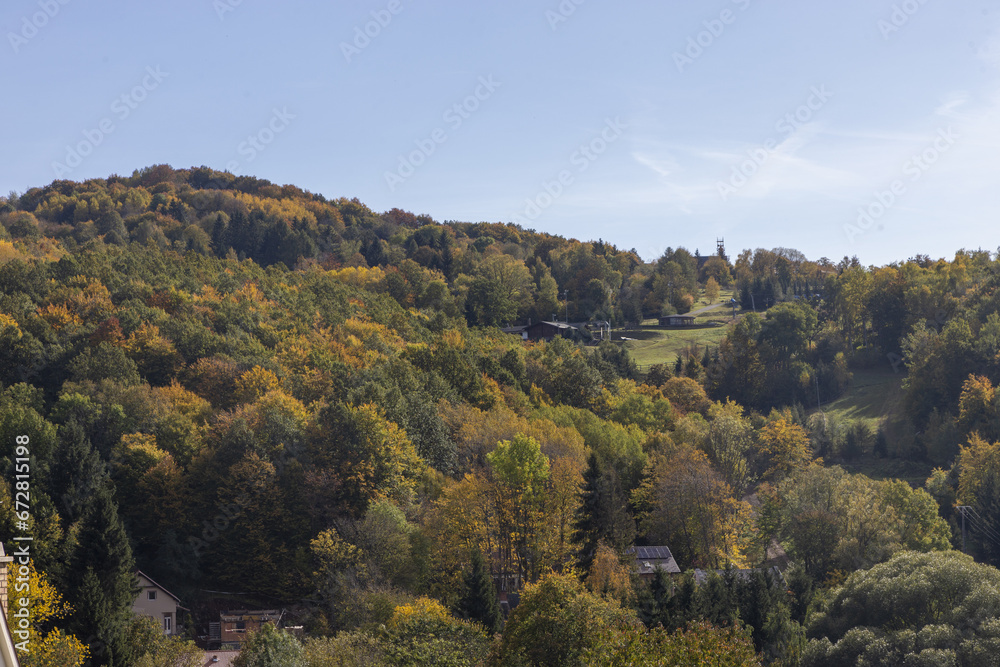 Hill in autumn 