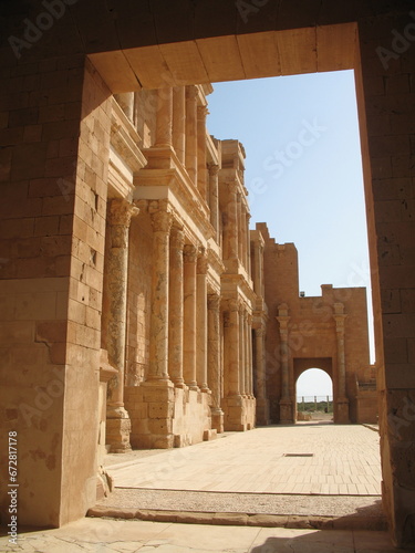Théâtre romain de Sabratha en Libye