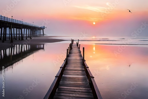sunset on the pier © Sofia Saif