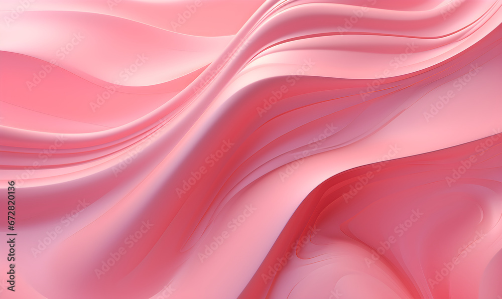 Pink abstract 3D curve background, waves Pink abstract 3D curve background, waves