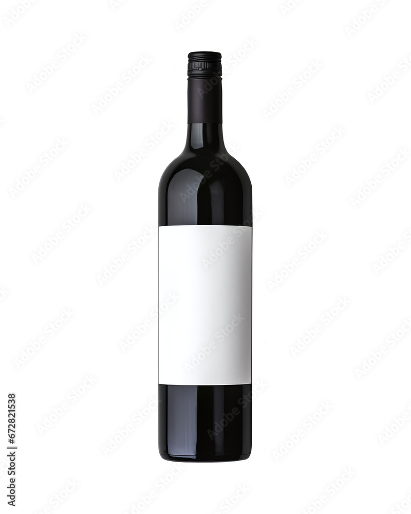 wine bottle isolated on white. Png file wine bottle isolated on white. Png file